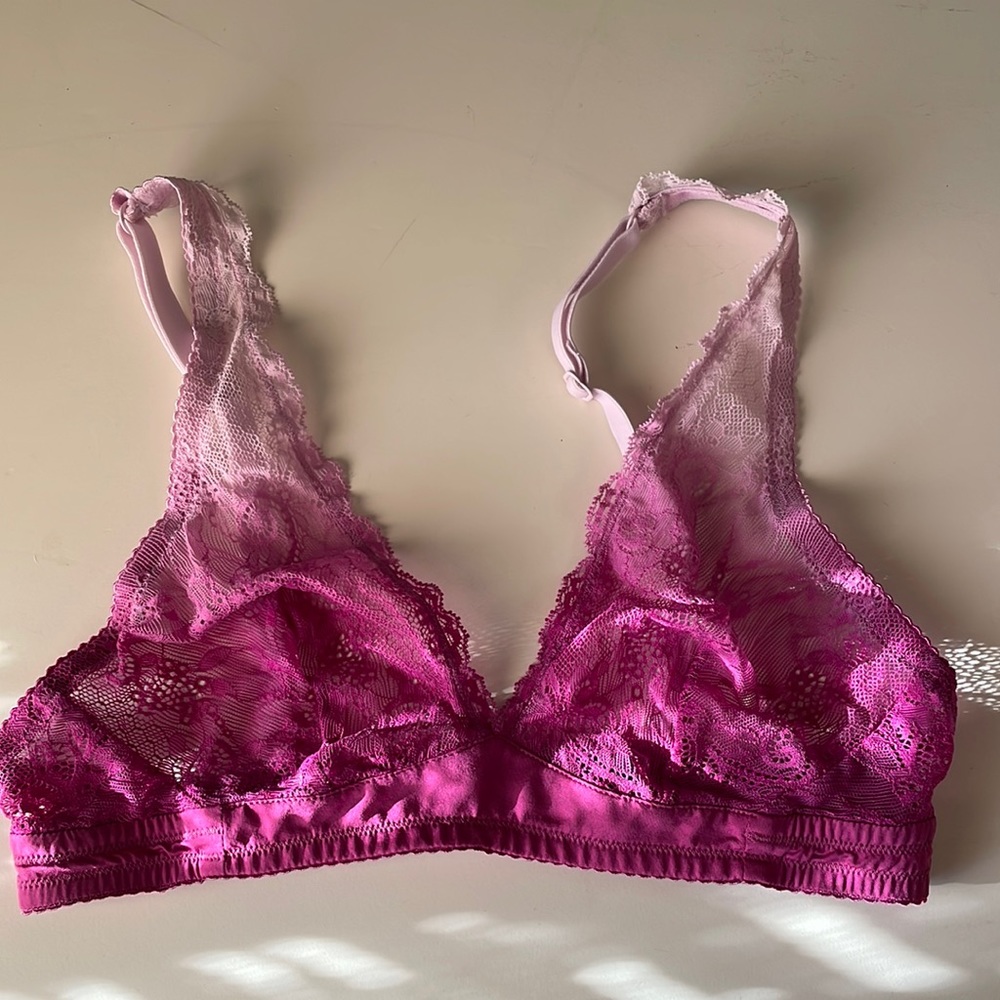 Cosabella Purple Ombré Lace Bralette